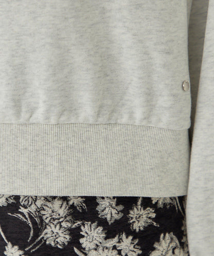 泡泡袖短款衛衣