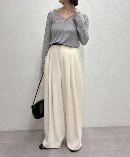 蕾絲拼接針織衫