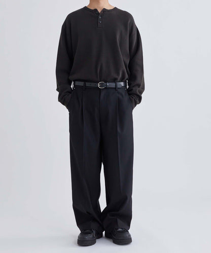 【KOOKY’N】TR單褶錐形休閒褲