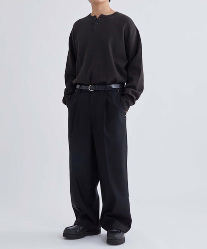 【KOOKY’N】TR單褶錐形休閒褲