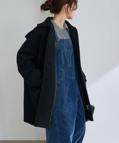 【日本製造】海狸羊毛單排扣大衣