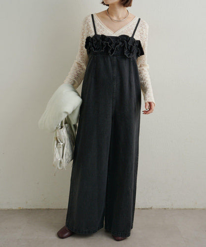 蕾絲拼接針織衫