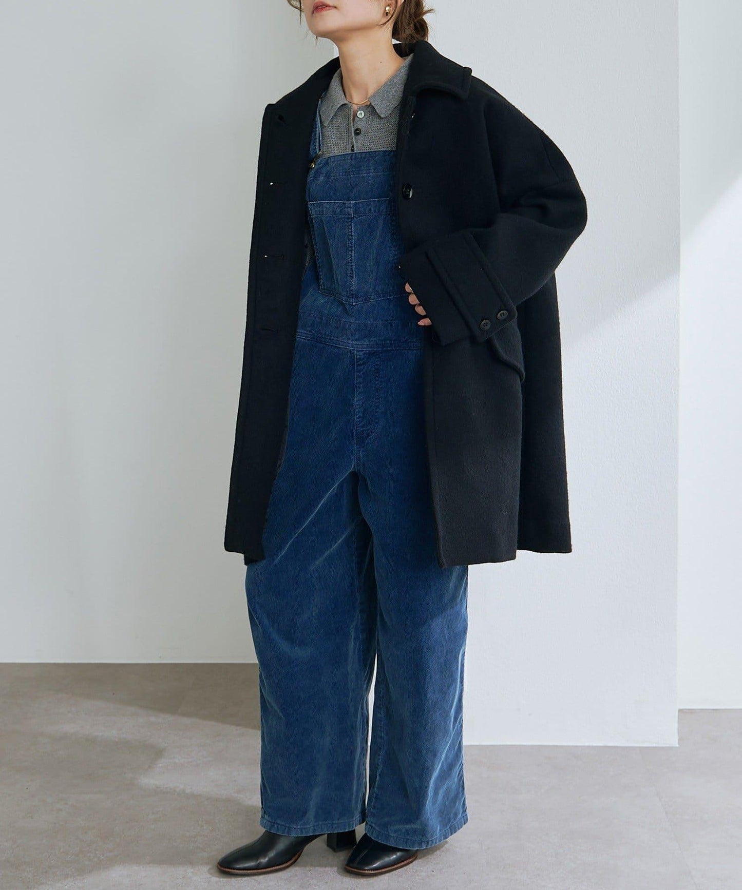 【日本製造】海狸羊毛單排扣大衣