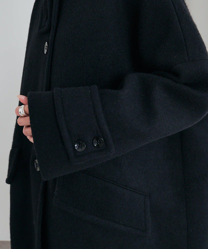 【日本製造】海狸羊毛單排扣大衣