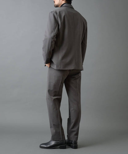 背部褶皺羊毛西裝外套