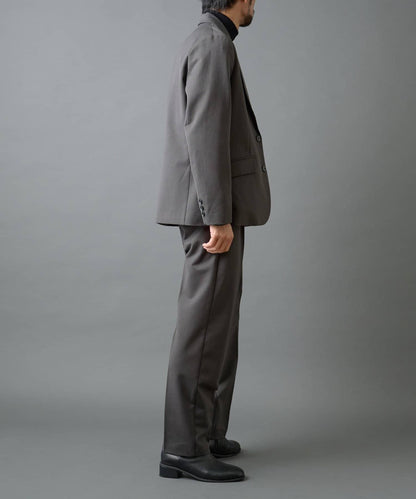 背部褶皺羊毛西裝外套