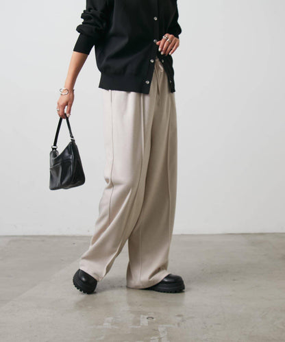 羊毛感針織休閒褲