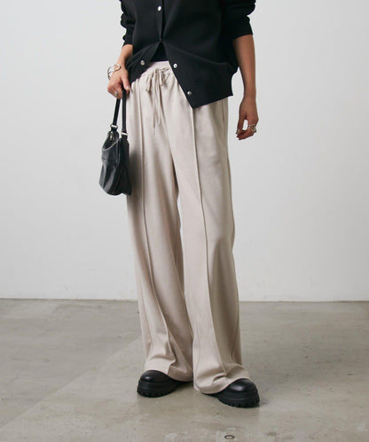 羊毛感針織休閒褲