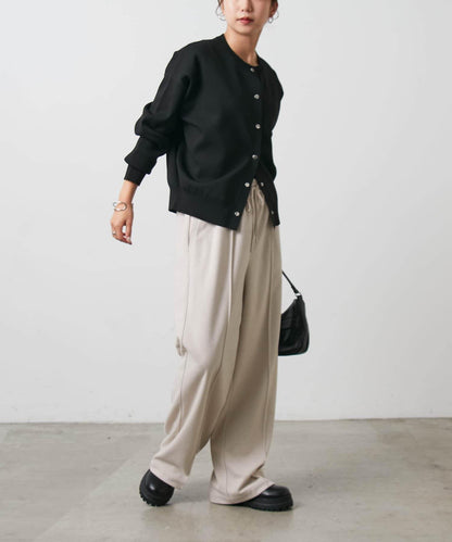 羊毛感針織休閒褲