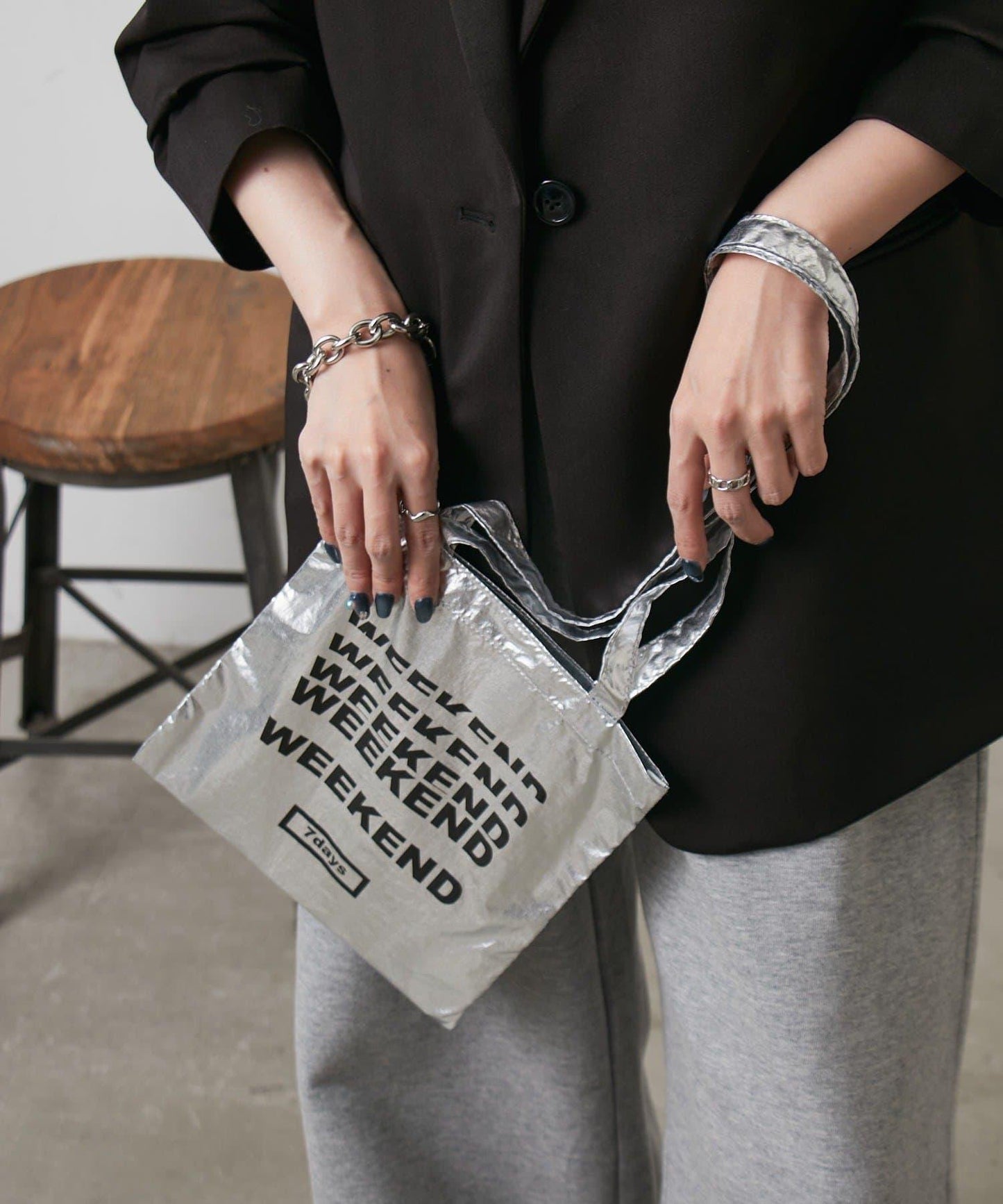 尼龍長柄迷你托特包