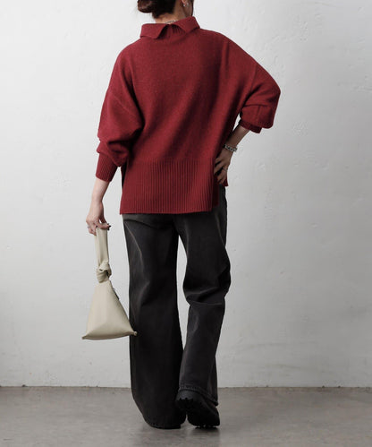 柔軟高領針織衫