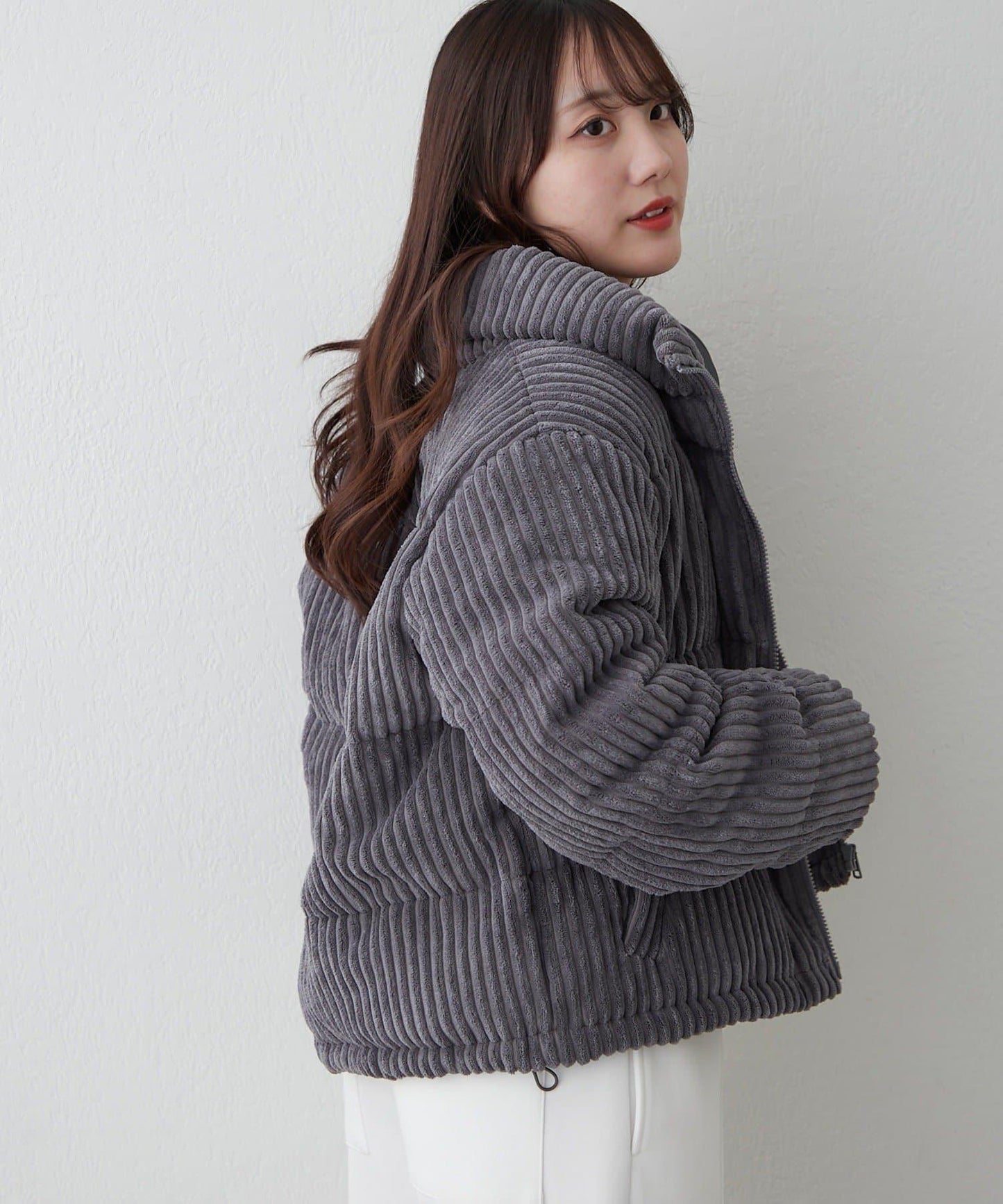 燈芯絨加棉夾克