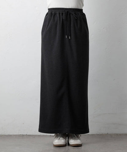 羊毛感針織休閒半身裙