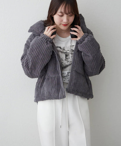 燈芯絨加棉夾克