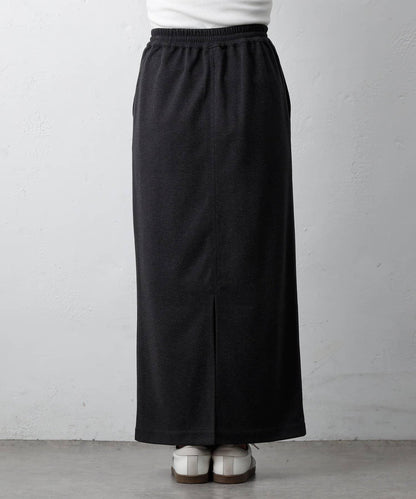 羊毛感針織休閒半身裙