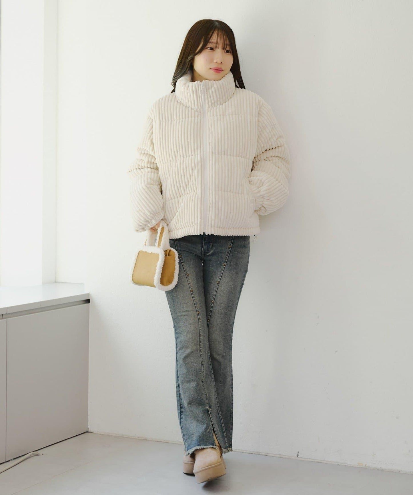 燈芯絨加棉夾克