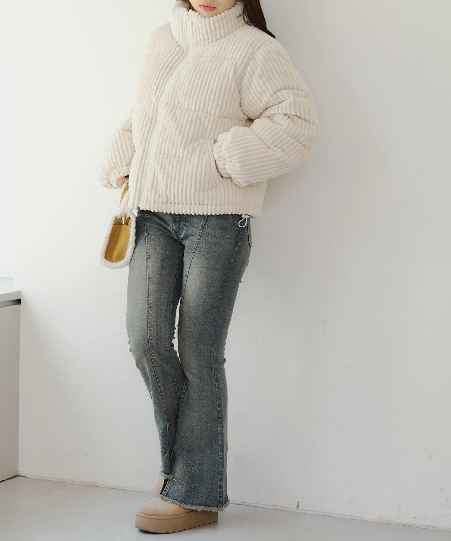 燈芯絨加棉夾克