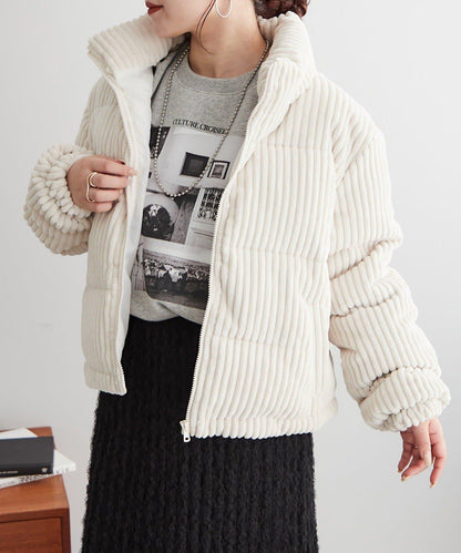 燈芯絨加棉夾克