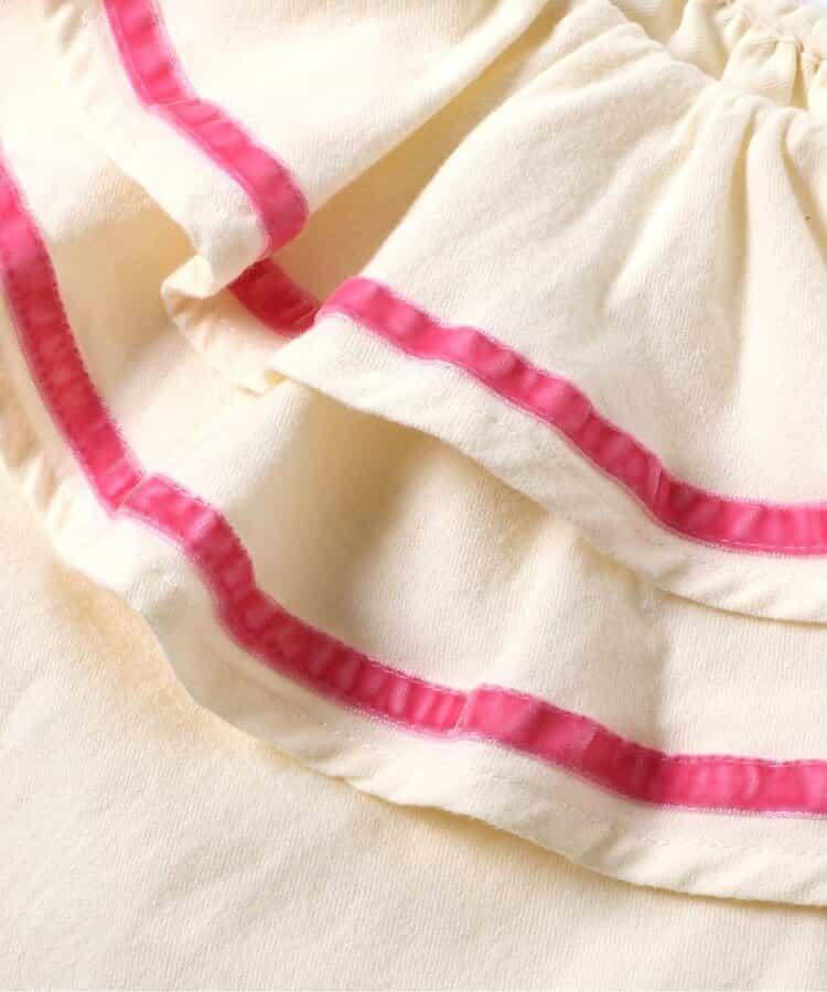 領口荷葉邊上衣