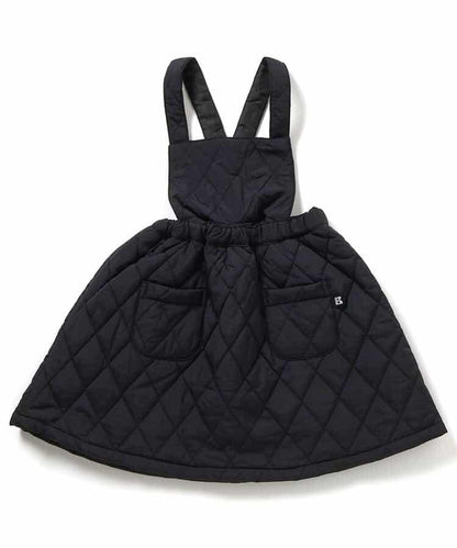 絎縫吊帶連衣裙