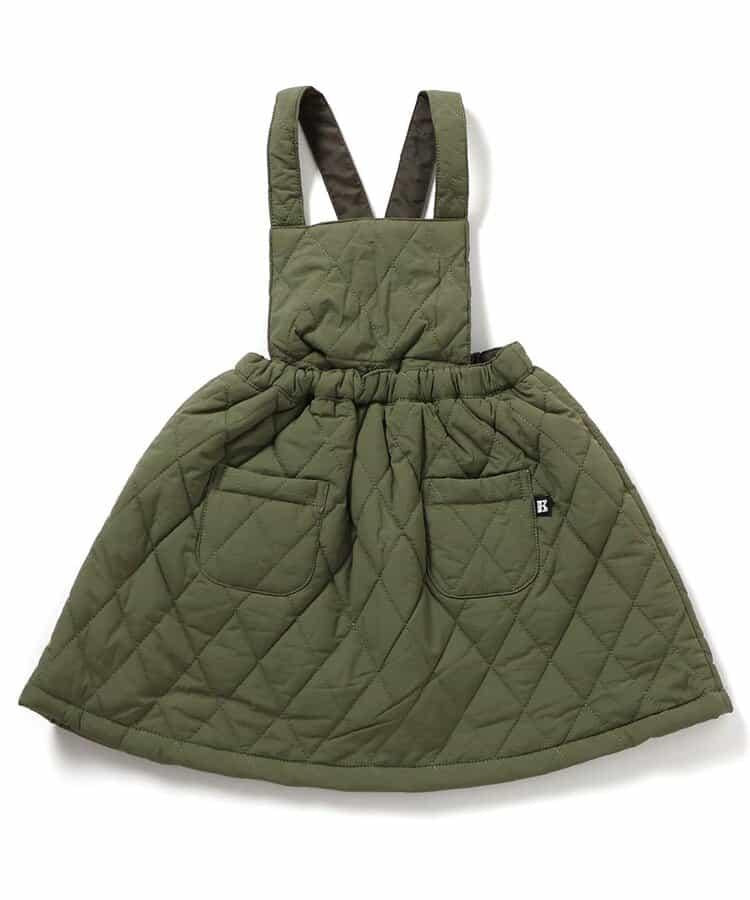 絎縫吊帶連衣裙