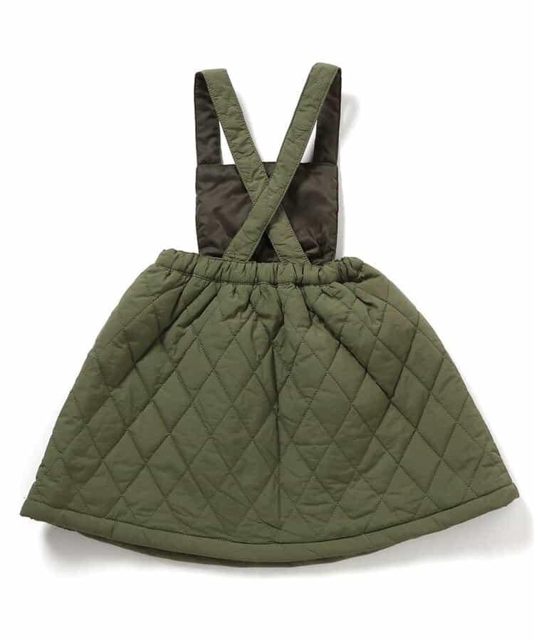 絎縫吊帶連衣裙