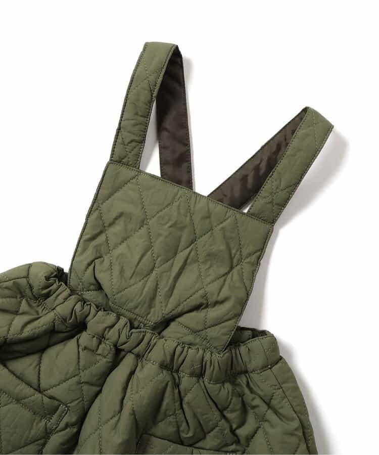 絎縫吊帶連衣裙