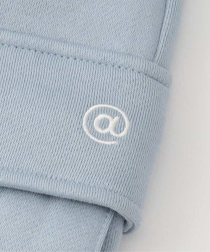 加絨正面標識工裝褲