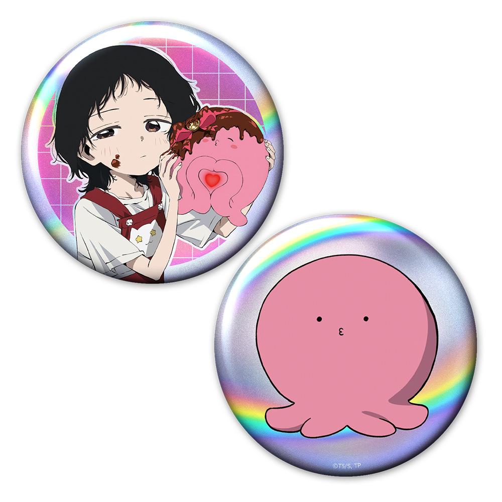 タコピー的原罪_全息徽章2個套裝 しずか&タコピー