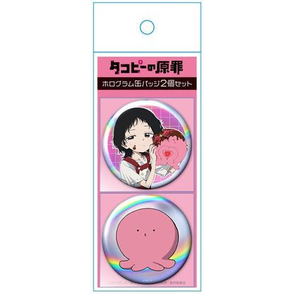 タコピー的原罪_全息徽章2個套裝 しずか&タコピー