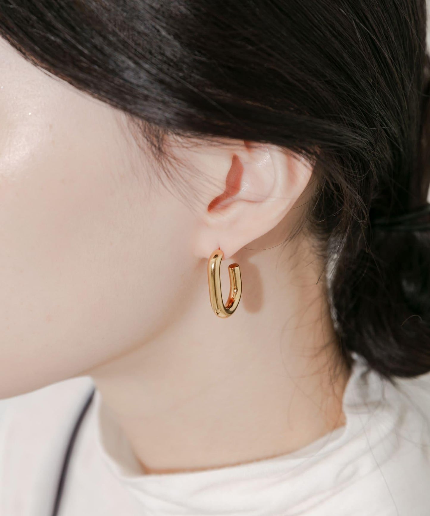 不鏽鋼弧形耳環