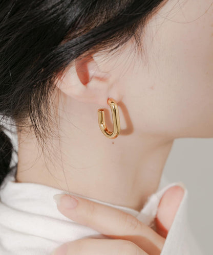 不鏽鋼弧形耳環