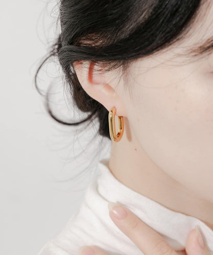 不鏽鋼弧形耳環