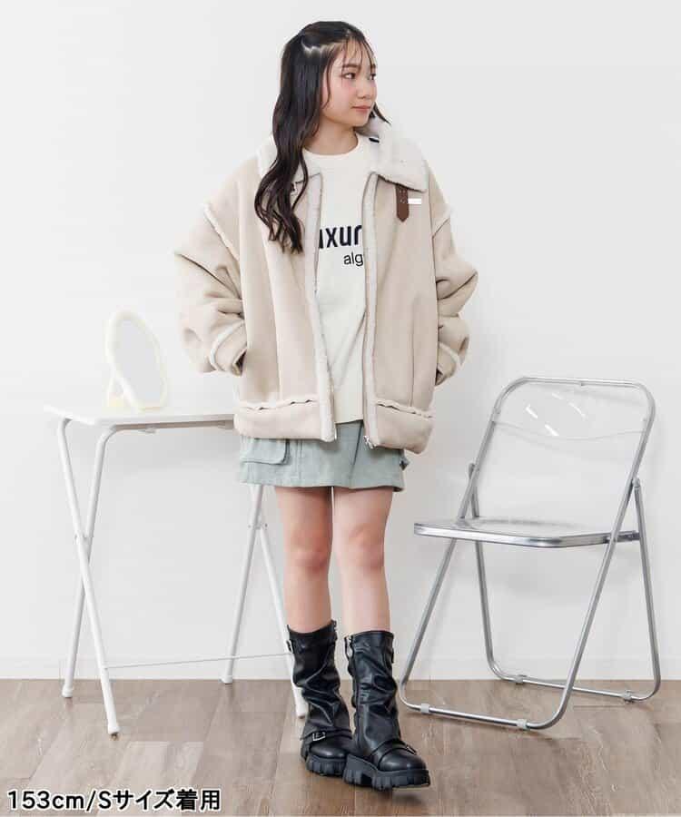 運動風混紡順滑寬鬆針織衫