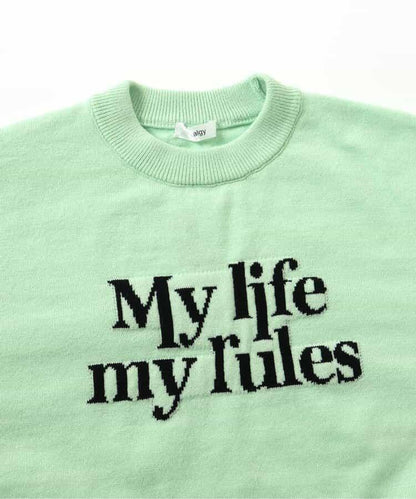 標誌順滑針織衫