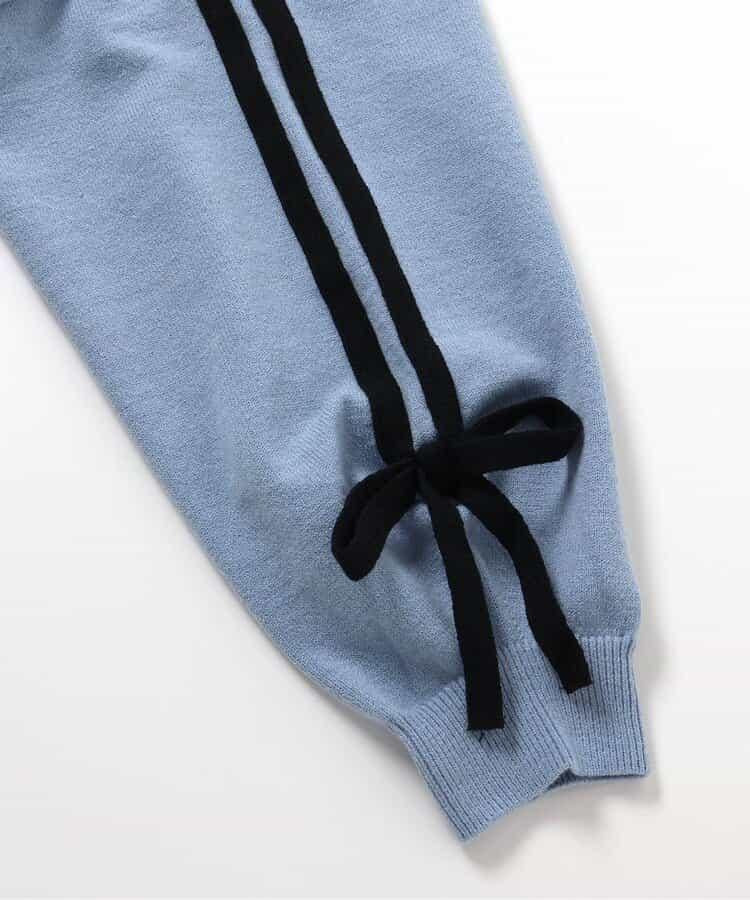 運動風混紡順滑寬鬆針織衫