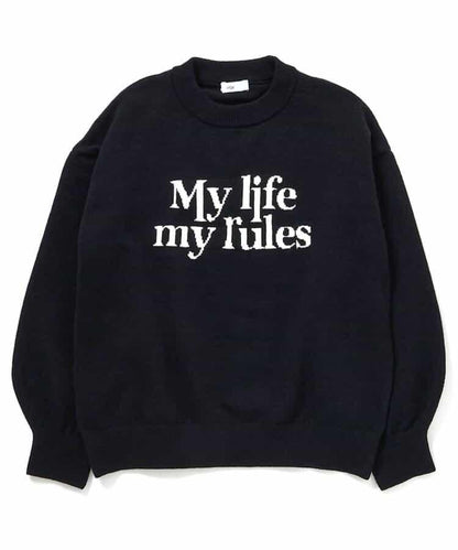 標誌順滑針織衫