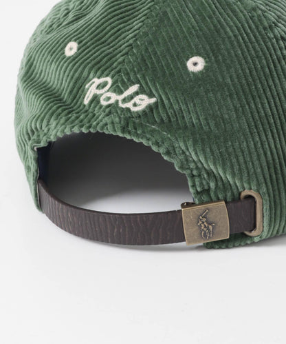 POLO RALPH LAUREN 燈芯絨棒球帽