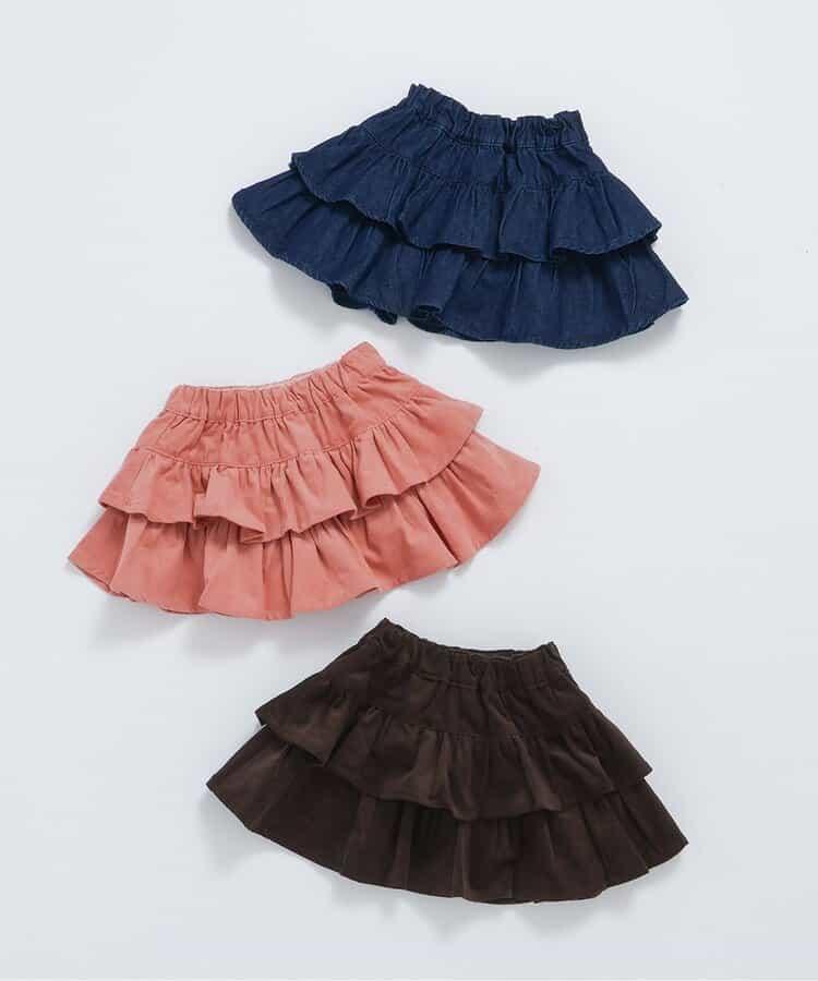 層疊半身裙帶內襯褲