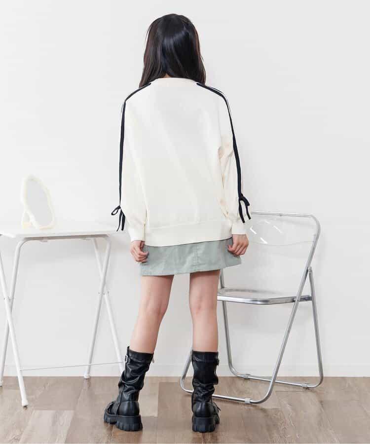 加絨燈芯絨半身裙褲