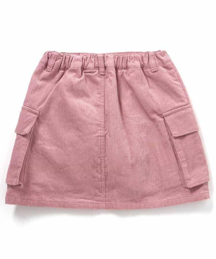 加絨燈芯絨半身裙褲