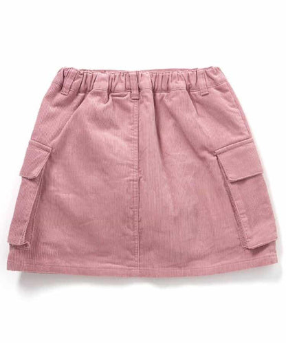 加絨燈芯絨半身裙褲