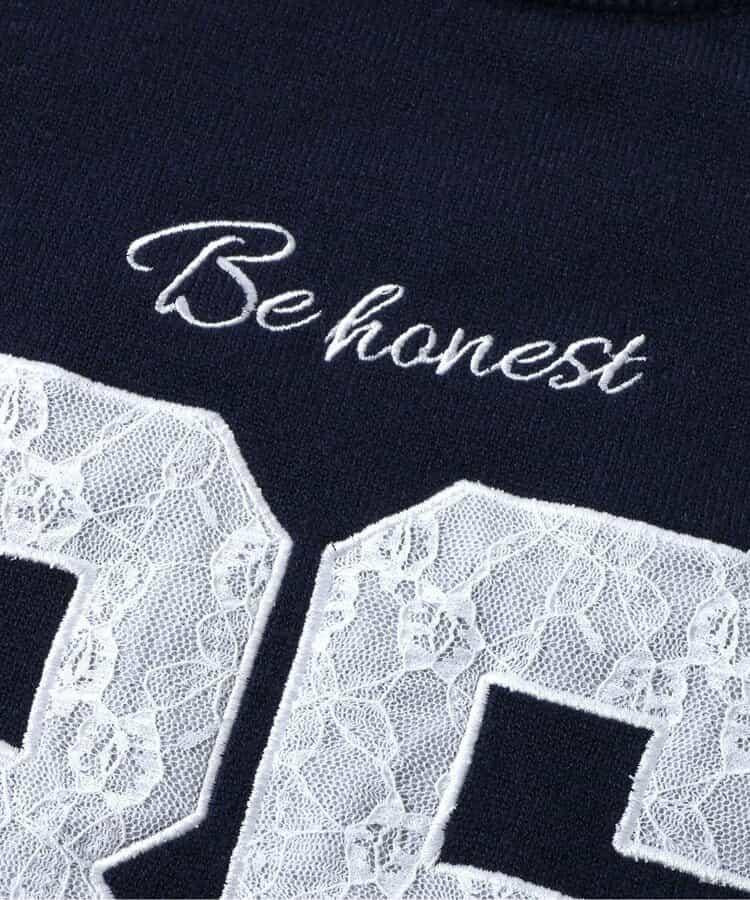 順滑數字圖案寬鬆針織衫