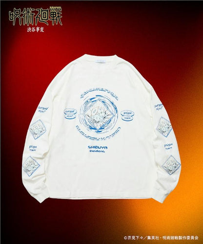《咒術回戰》澀谷事變 印花長袖T恤 / 真人 領域展開 自閉圓頓裹 / 獄門疆 【限量】