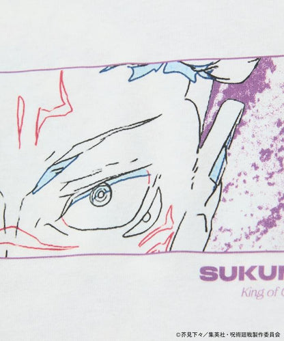 《咒術回戰》澀谷事變印花圓領T恤 / 五條悟 / 虎杖悠仁 / 兩面宿儺 / 黑閃 / 領域展開 【限量】