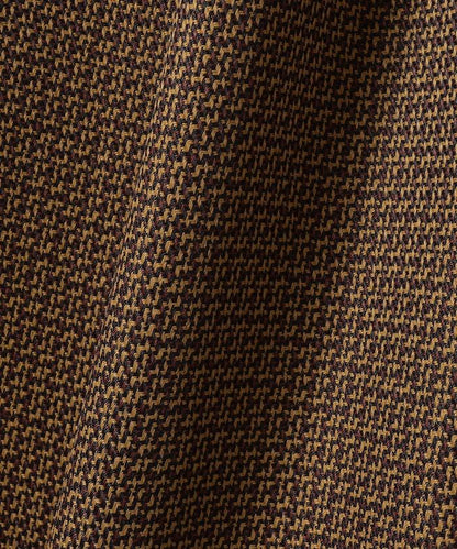 混色格紋拉鍊襯衫