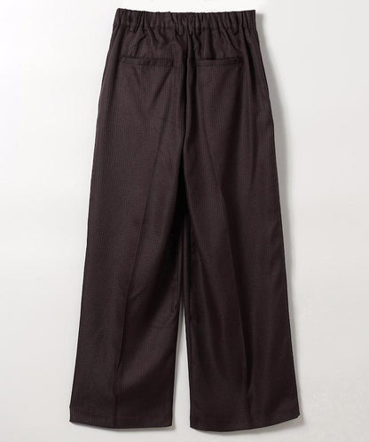 混色格紋長褲＜可搭配套裝＞