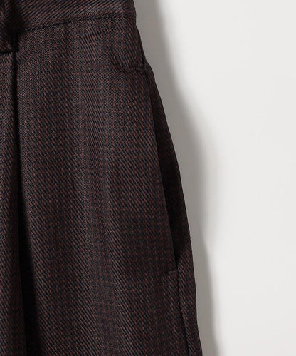 混色格紋長褲＜可搭配套裝＞