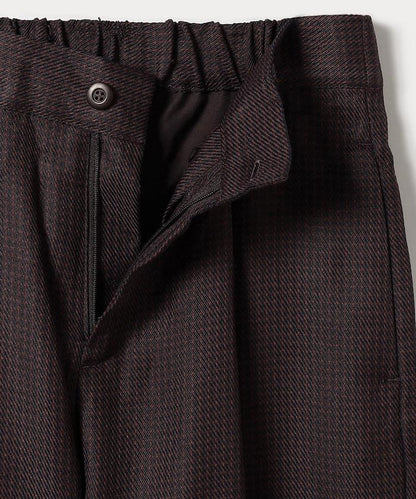 混色格紋長褲＜可搭配套裝＞