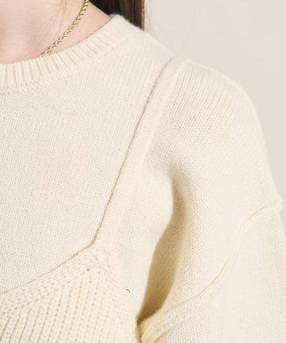 【套裝商品】麻花針織背心套裝